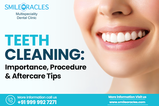 Teeth cleaning importance and aftercare.